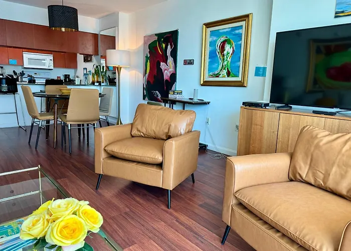 Brickell Miami Unit, Amazing View, Balcony, Pool, 1 Free Parking